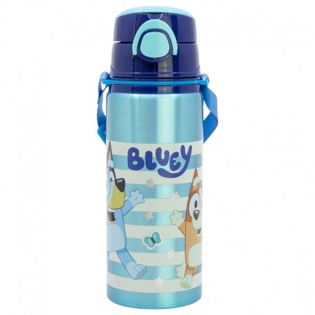 Stor - Παγούρι Αλουμινίου με Καλαμάκι Pop Up Bluey 730ml