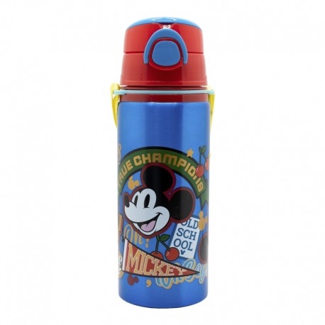 Stor - Παγούρι Αλουμινίου με Καλαμάκι Pop Up Mickey True Champions 730ml