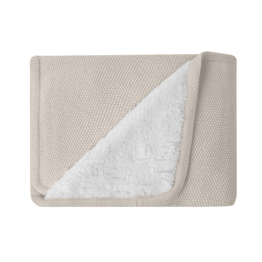 Kikka Boo - Πλεκτή Βρεφική Κουβέρτα Sherpa Dream Big Μπεζ - Image 2