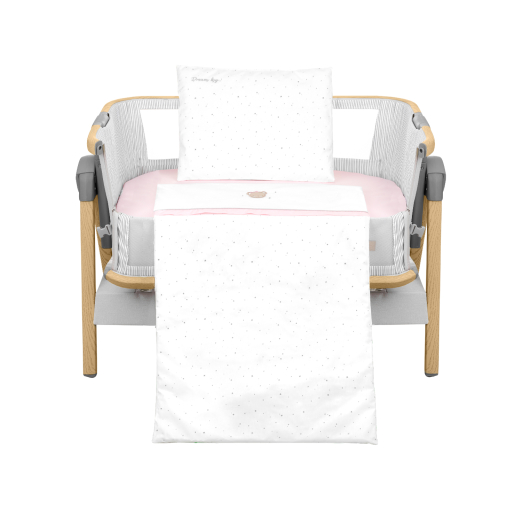 Kikka Boo - Προίκα μωρού για λίκνο σετ Dream Big Pink 5τμχ
