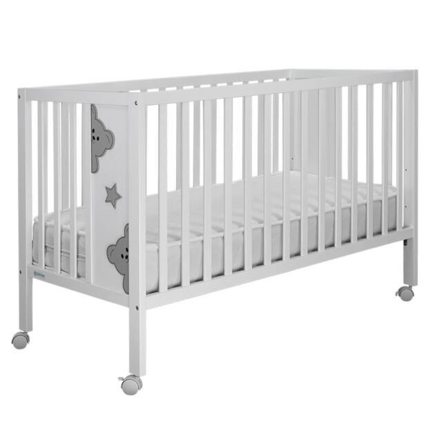 Bebe Stars - Βρεφικό Κρεβάτι Life White