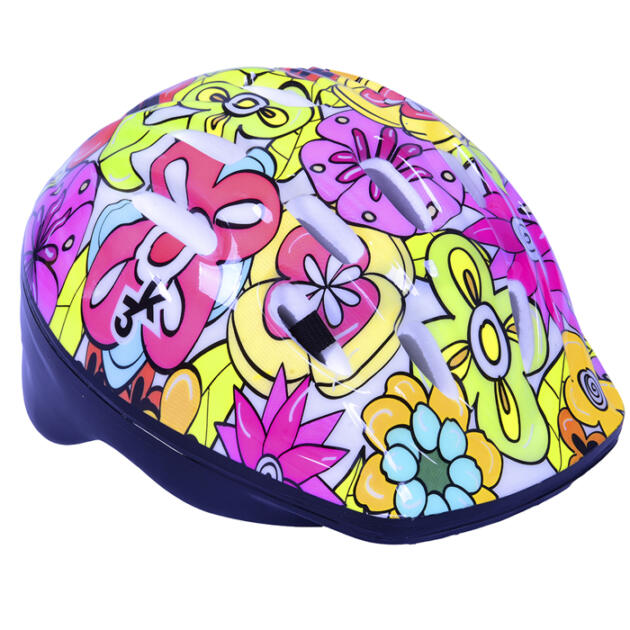 Αθλοπαιδιά - 3Κ Παιδικό Κράνος Αυξομειούμενο Floral 49-54εκ